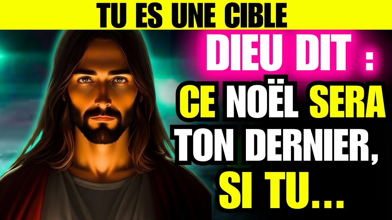 🙏 DIEU DIT : PRIE CECI IMMÉDIATEMENT, SINON…