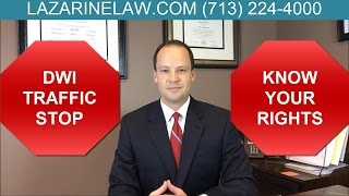 What Are My Rights During a DWI Traffic Stop? Lawyer Dan Lazarine