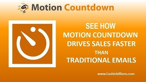 Motion Countdown Review | WP Plugin | Improve Email Click Through Rate