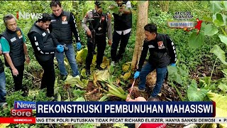 Polisi Gelar Rekonstruksi Pembunuhan Mahasiswa di Pandeglang, Banten #iNewsSore 23/02