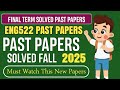 ENG522 Final Term Past Papers Fall 2025 | Eng522 Final Term Preparation Fall 2026 |Eng522