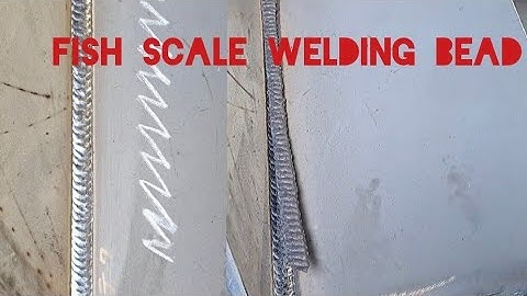 FCAW TUTORIAL ON HOW TO MAKE FISH SCALE WELDING BEAD