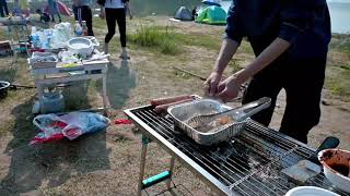 Information Portable BBQ Grill Outdoor Folding Stainless Steel Charcoal Grill Update