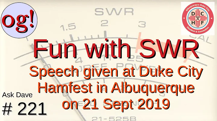 Fun with SWR: Presentation I gave at Albuquerque D...