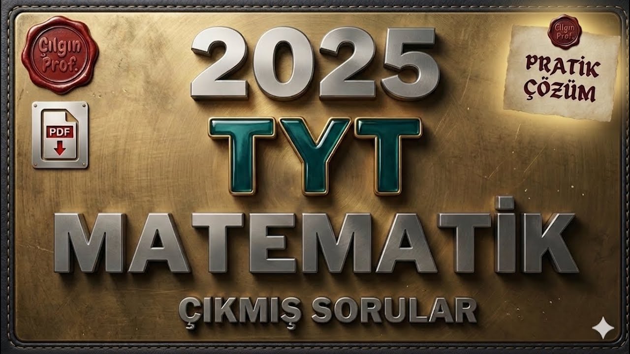 2025 TYT MATEMATİK [+PDF] - 2025 TYT Matematik Çıkmış Soru Çözümleri