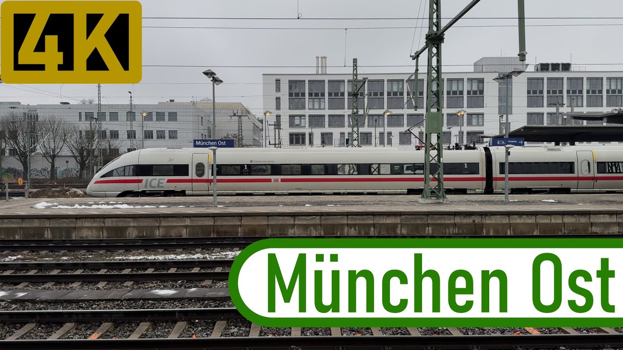 Züge in München Ost (u.a. CAT-Taurus, SOB Ideenzug, ICE-T und vieles mehr)