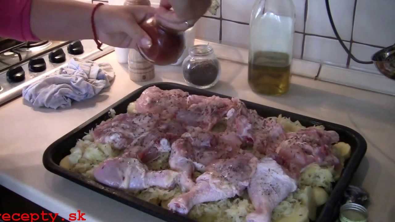 VsetkyRecepty.sk: Novozámocké pečené kurča