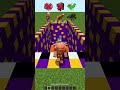 Minecraft Mobs Cross Lava for Cake #minecraftfunny #shorts #minecraftmeme