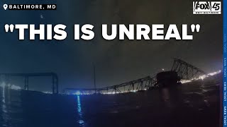 Body cam video from Key Bridge collapse released, first responders react