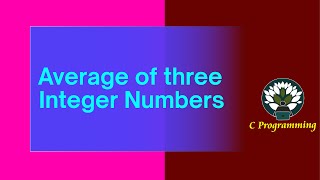 Sequential Logic CODE 1 Average of three Integer Numbers with result accurate to two decimal places Wealth