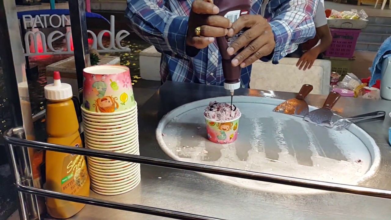 Fried Icecream / Ice Cream Rolls in Patong (Phuket ...