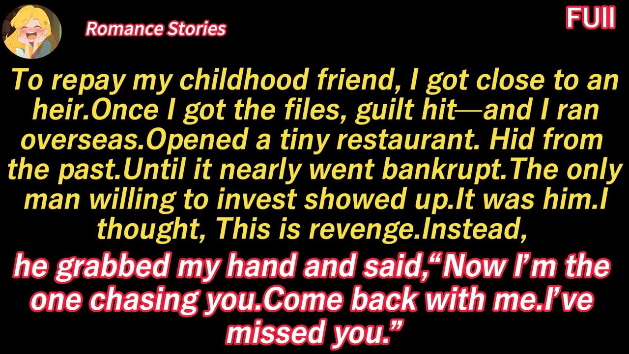I thought he hated me.He cried.“I missed you.”