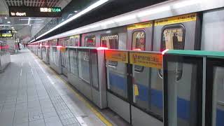 台北捷運371型列車往松山離開台電大樓站