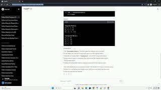 python row to column transpose