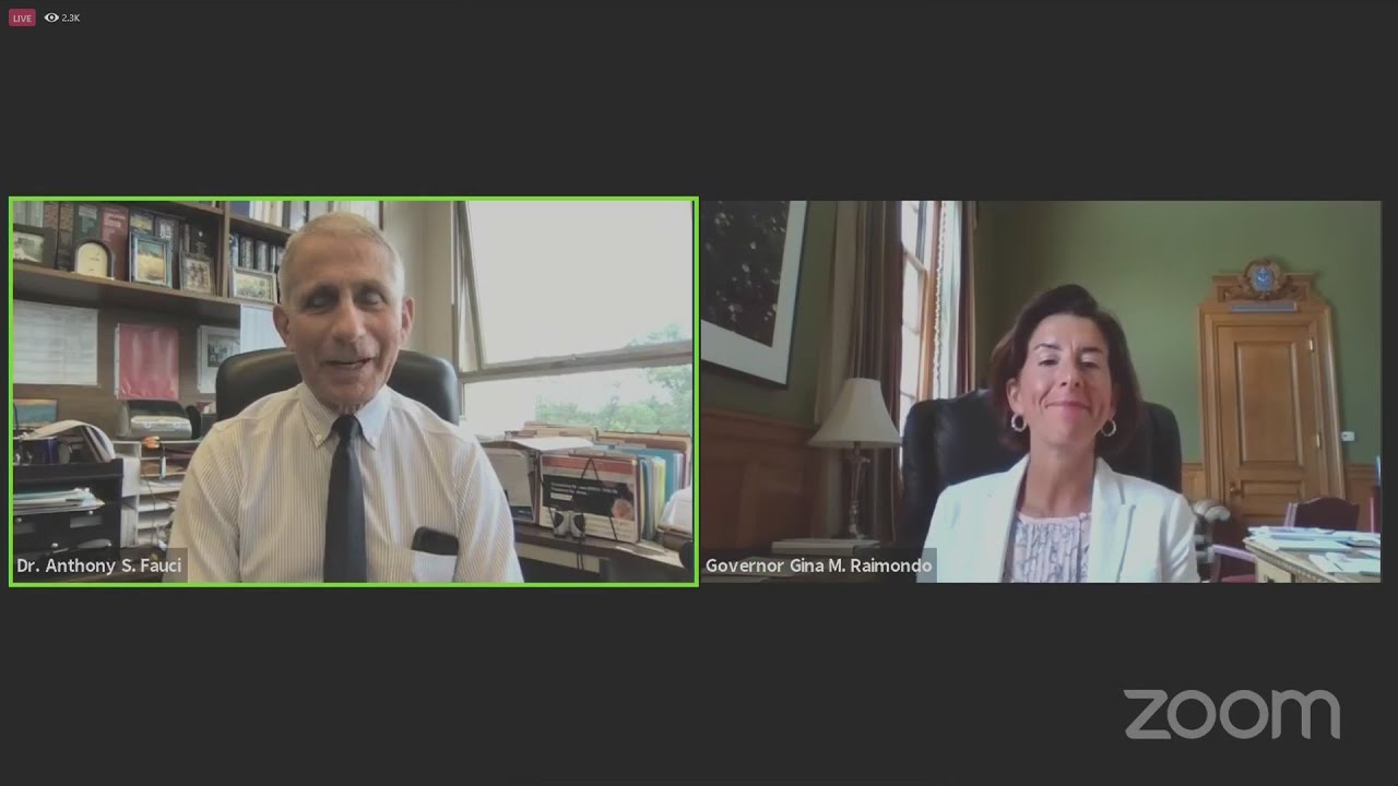 VIDEO NOW: Governor Raimondo, Dr. Fauci hold RI school forum - YouTube
