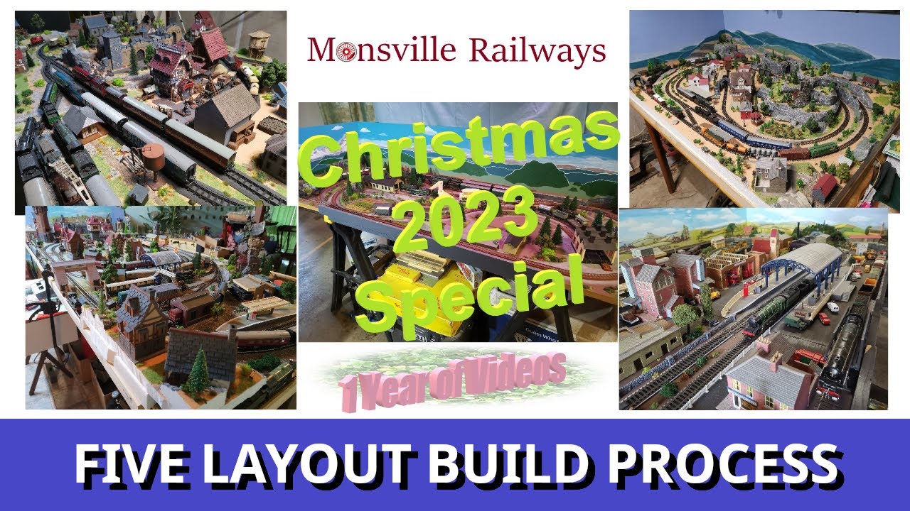 Latest 5 Layout Model Railway Updates, Christmas 2023 Special. - YouTube