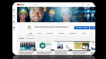 Welcome to the New Mining Innovations Presentations channel