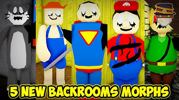 [UPDATE 13] How to get ALL 5 NEW BACKROOMS MORPHS in Backrooms Morphs | Roblox