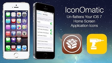 IconOmatic: Un flattens Your iOS 7 Home Screen Application Icons