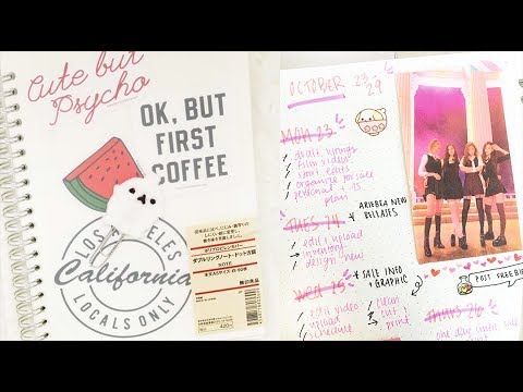 kpop bullet journal blackpink plan with me youtube