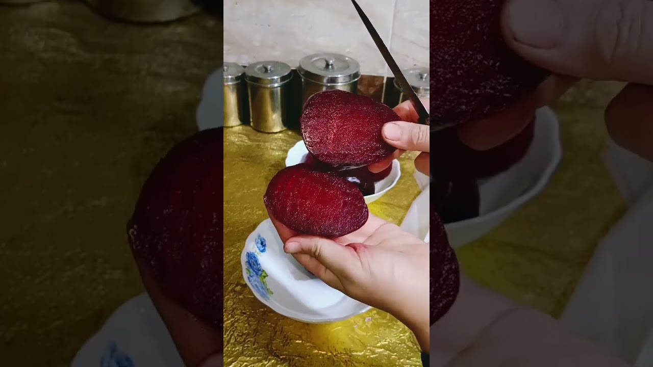 جربي تخزنيه صح من غير مايقفد فوايده🤔#البنجر #الشمندر😋 خزينه بطريقتي ومش هتندمي ومافيش غني عنه طبعا🫣