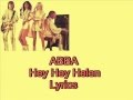 ABBA-Hey Hey Helen (Lyrics)