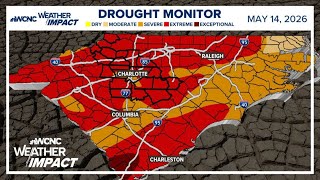 Drought conditions improve slightly across the Carolinas
