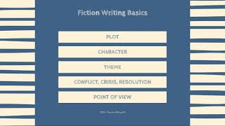 1 COMM163 Fiction Writing Basics Lecture recording