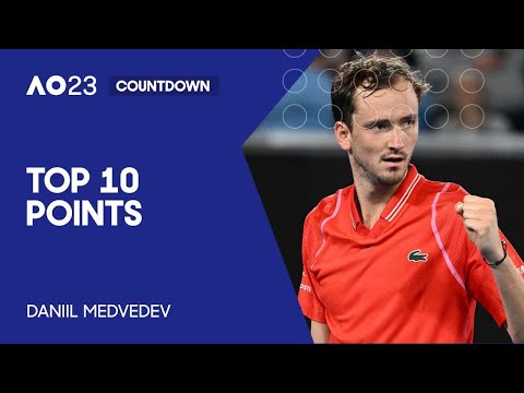 Daniil medvedev | top 10 points | australian open 2023