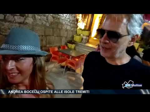 Andrea Bocelli ospite alle Isole Tremiti