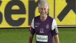 Toni Polster Lattenschuss 100 Jahr Feier Austria Wien