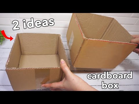Video: Hva kan lages av bokser: ideer og alternativer, trinnvise instruksjoner og bilder