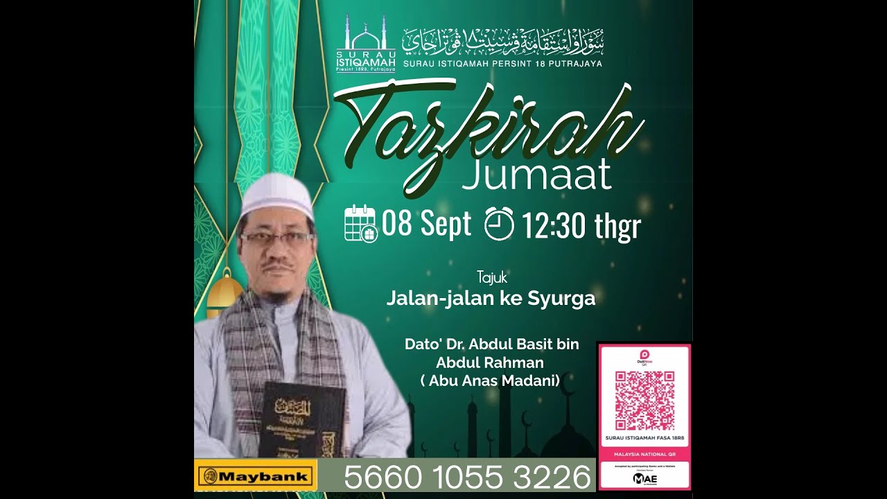 AAM 2023 Beberapa Jalan Menuju ke Syurga, Amalan Mudah & Mampu Buat.