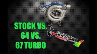 Diesel Insights: Stock Vs. 64 Vs. 67 Turbo