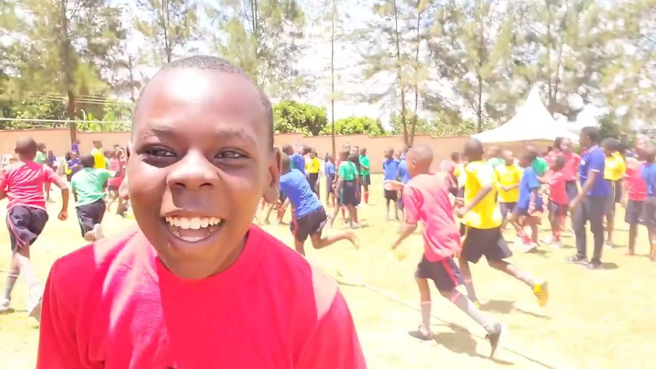 The Tag of War Game was very competitive at Martyrs Way Nursery and Primary School