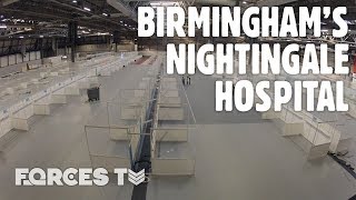 Inside Birmingham NEC's NHS Nightingale Hospital | Forces TV