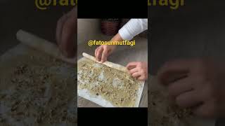 Tahinli Cevizli Kuru Baklava Dry Baklava With Tahini And Walnuts