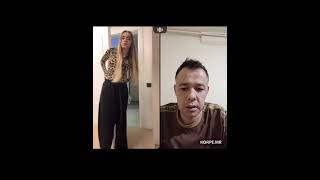 Belle Fille Balarus Tiktok Live Punition Drôle Enjou