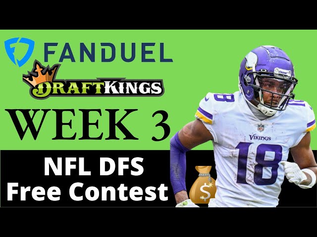 Week 3 NFL DFS GPP Stacks for FanDuel, DraftKings