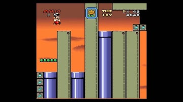 Super Mario World custom level - Flying Fortress - 3030sonic