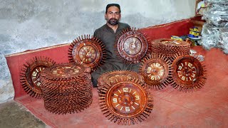 Process of Making Quality Wooden Wall Clock | Amazing Woodworking Project