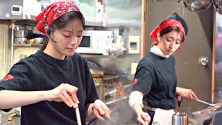 [Summary of beautiful staff working at Japanese restaurants] Ramen, bento, soba, udon, rice balls