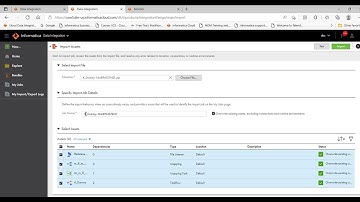 5.11 Deploy the assets from one environment to another in IICS