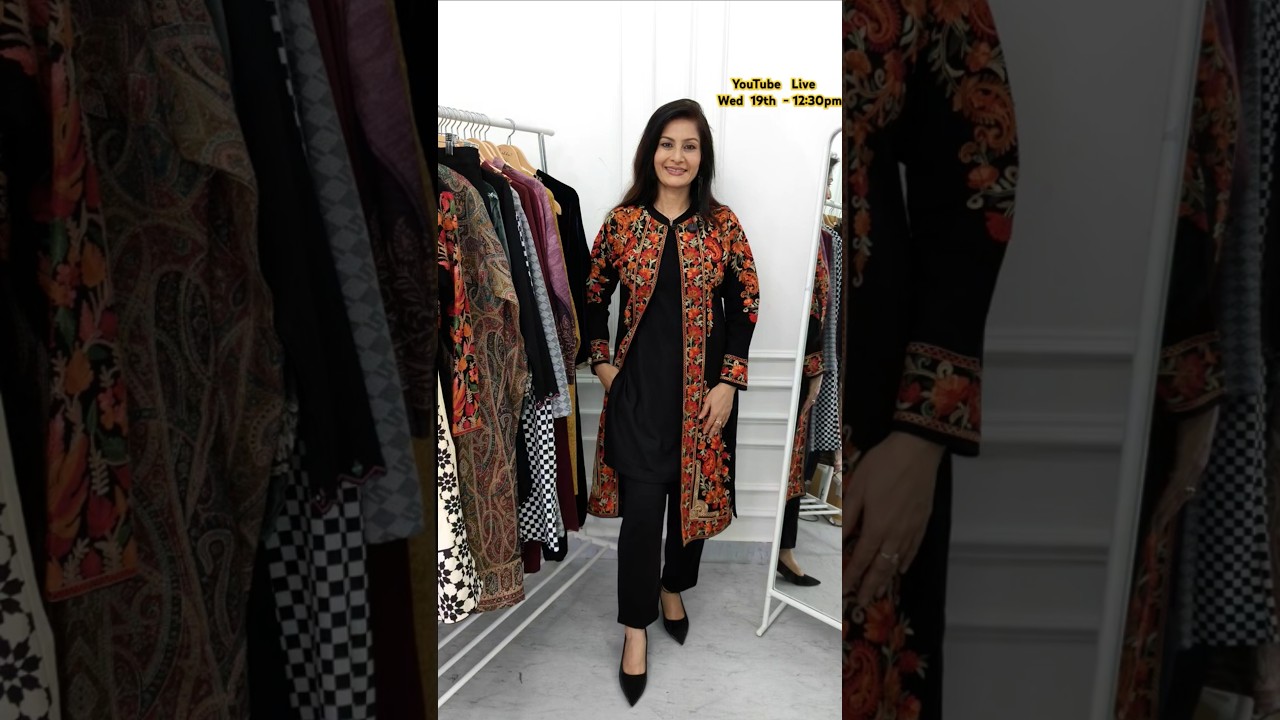 Join NISHBA LIVE - WED 19TH 12:30PM - SOFT WINTER READY-TO-WEAR IN PREMIUM FABRIC & FACTORY PRICE