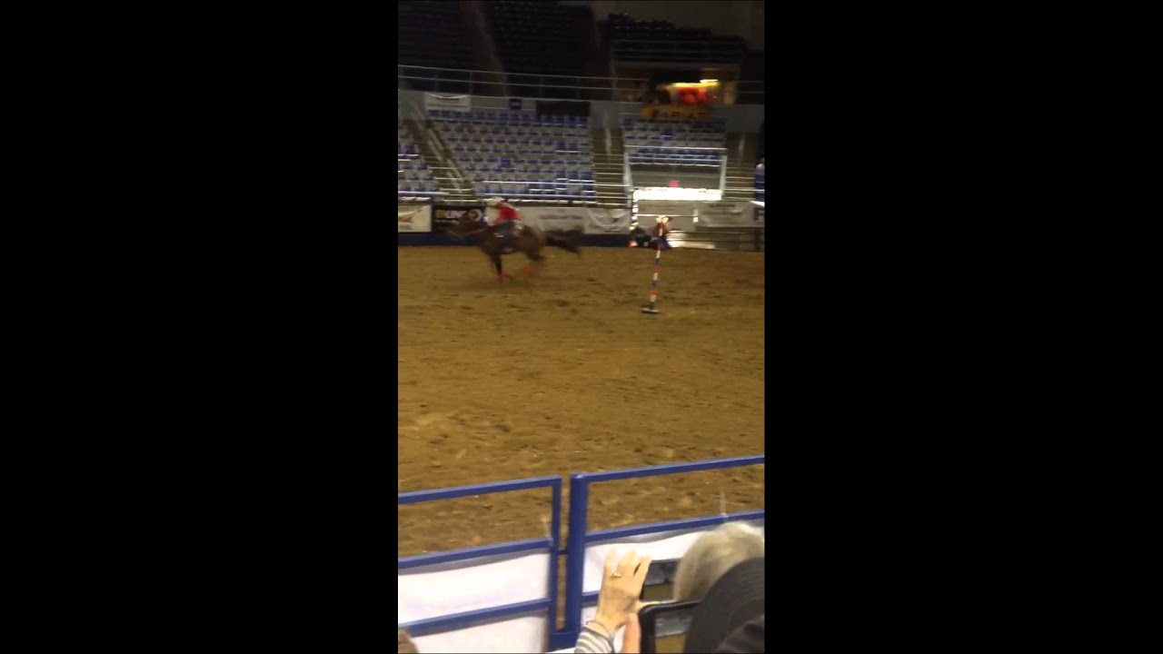 2014-15 Louisiana Junior Highschool rodeo association pole bending ...