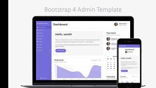 Famous Medialoot Bootstrap 4 Dashboard Overview Profile