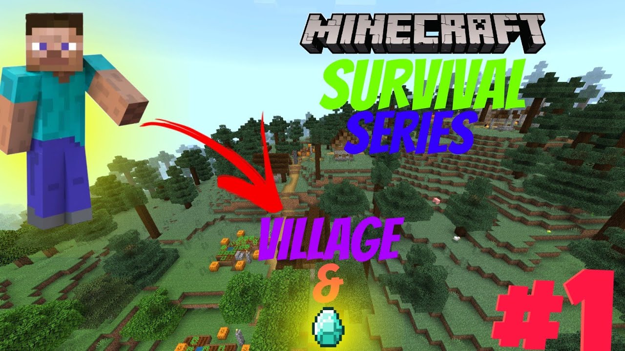 I found villages in Survival series | MiNeY Mine | In hindi #viral # ...