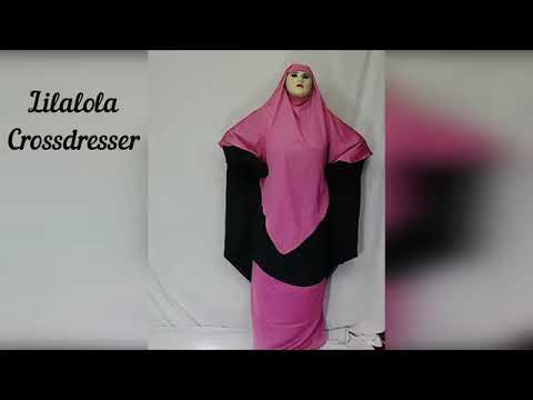 Pink Satin Jilbab