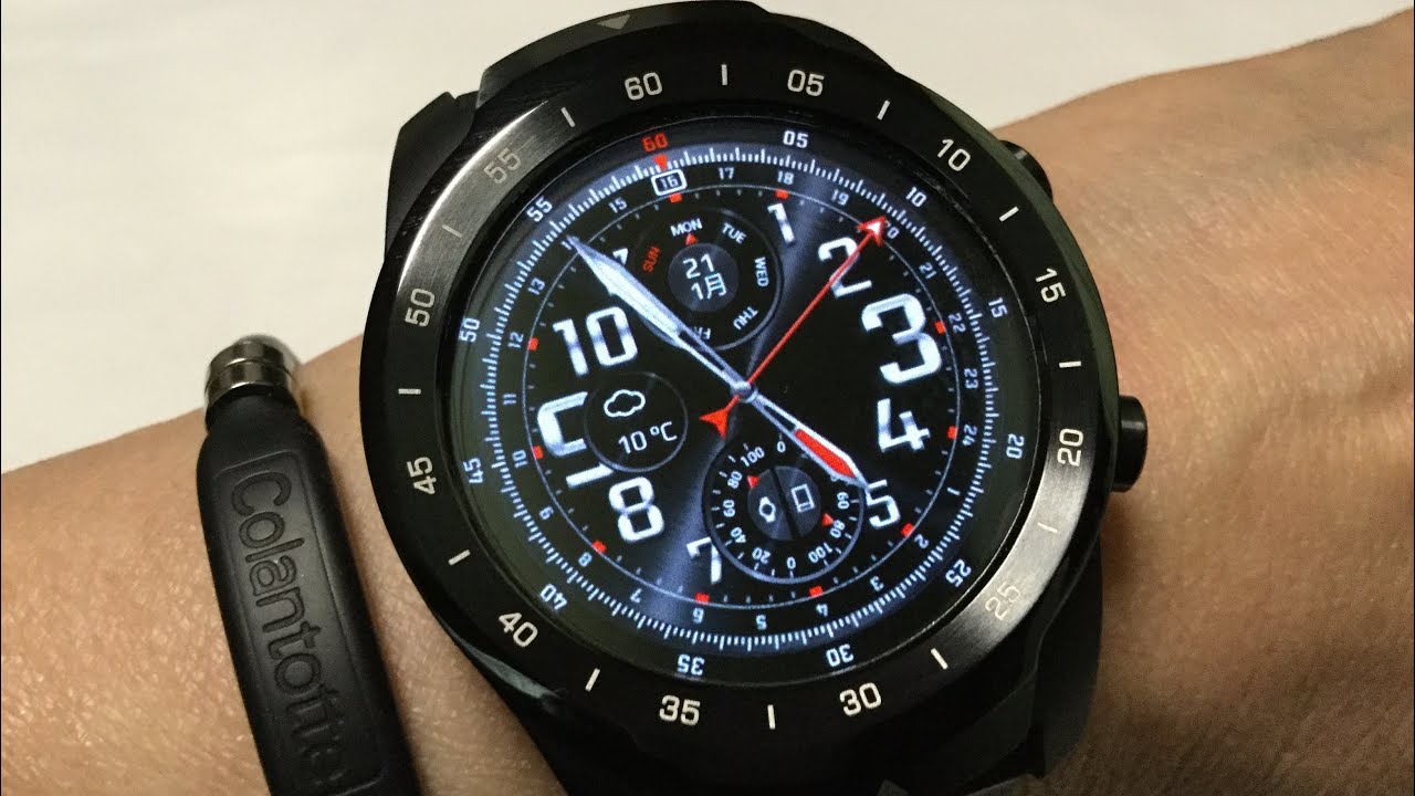 TicWatch Pro Rolling Watch Face - YouTube