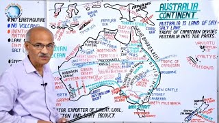 ऑस्ट्रेलिया महाद्वीप (Australia Continent) | Geography World Regional Mapping | Prof. S.S. Ojha